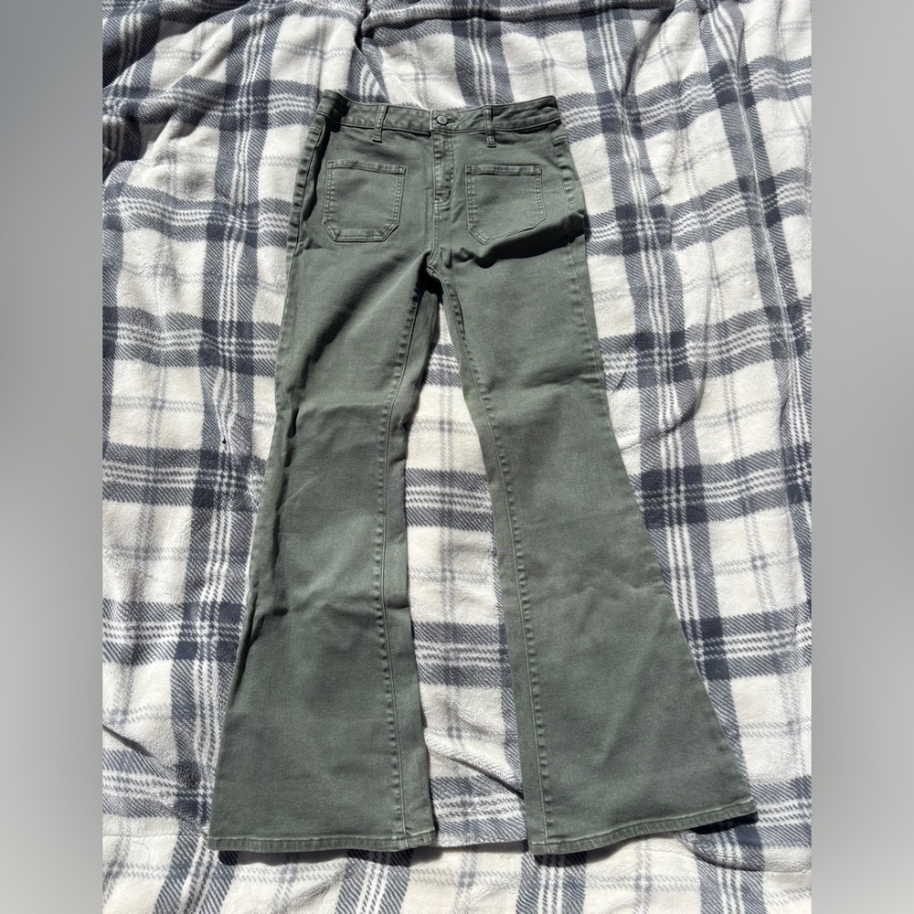 Altar'd State Sage Green Denim